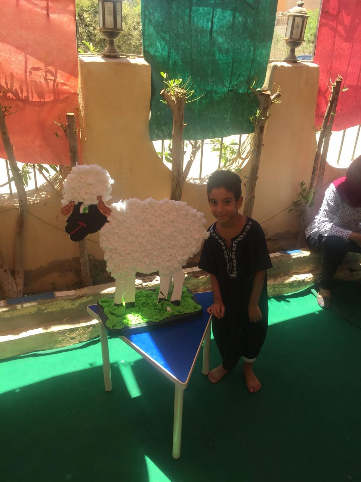 أصغر الأطفال في العيد